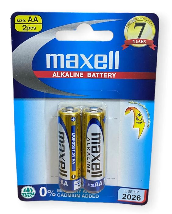 Pin Alkaline AA Vi 2 viên Maxell LR6